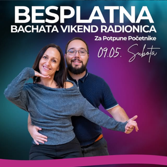 Besplatna Bachata vikend radionica za potpune početnike.